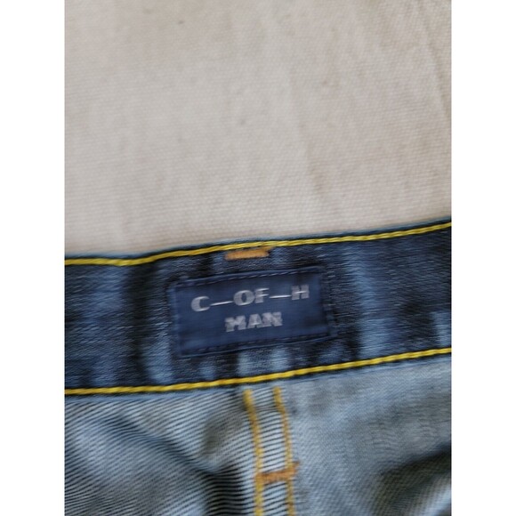 Citizens Humanity Mens Jeans 37x28.5 Straight Distressed Dark Blue Mid Rise USA - Picture 16 of 16